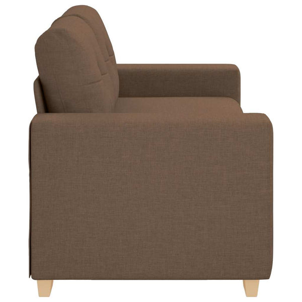 vidaXL Canapé Causeuse Marron 180x77x82 cm Tissu