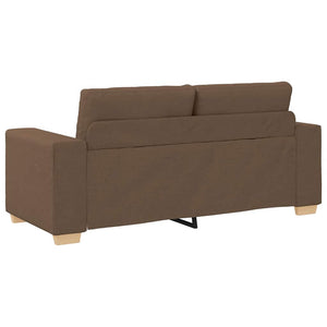 vidaXL Canapé Causeuse Marron 180x77x82 cm Tissu