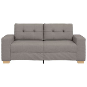 vidaXL Canapé deux places taupe 180x77x82 cm Tissu