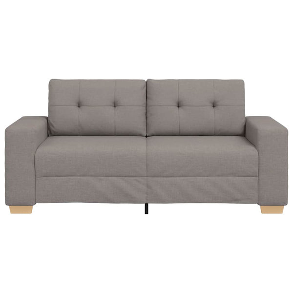 vidaXL Canapé deux places taupe 180x77x82 cm Tissu