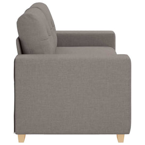 vidaXL Canapé deux places taupe 180x77x82 cm Tissu