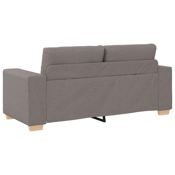 vidaXL Canapé deux places taupe 180x77x82 cm Tissu