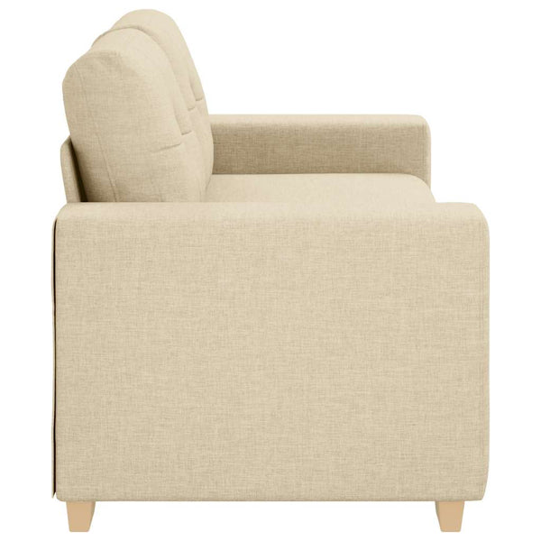 Crème Loveseat Sofa Stoff 180 cm