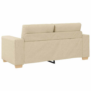 Crème Loveseat Sofa Stoff 180 cm