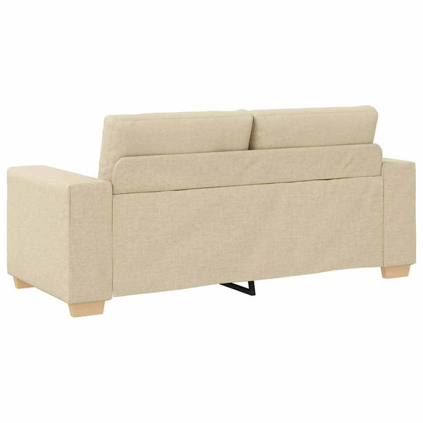Crème Loveseat Sofa Stoff 180 cm