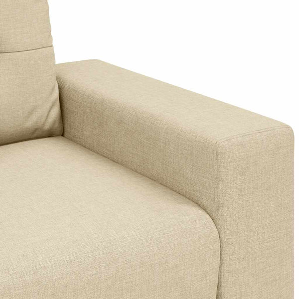 Crème Loveseat Sofa Stoff 180 cm