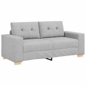Loveseat Sofa Wolkengrau Stoff 180 cm