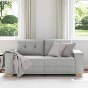 Loveseat Sofa Wolkengrau Stoff 180 cm