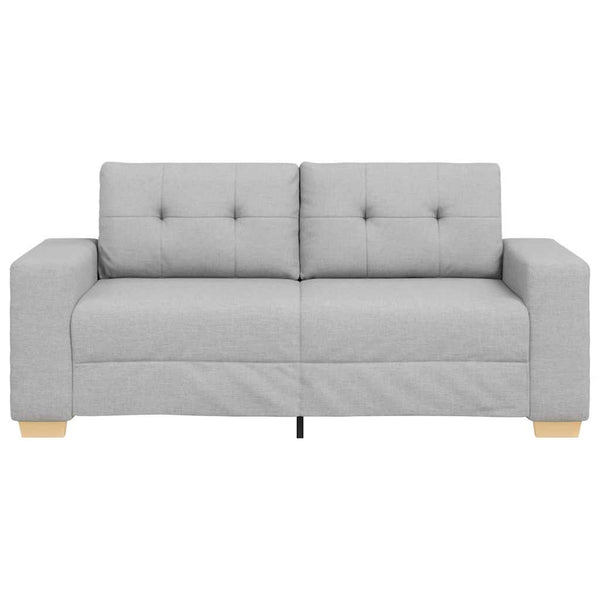 Loveseat Sofa Wolkengrau Stoff 180 cm
