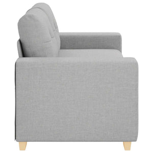 Loveseat Sofa Wolkengrau Stoff 180 cm