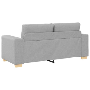 Loveseat Sofa Wolkengrau Stoff 180 cm