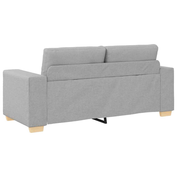 Loveseat Sofa Wolkengrau Stoff 180 cm