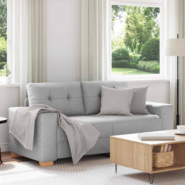 Loveseat Sofa Wolkengrau Stoff 180 cm