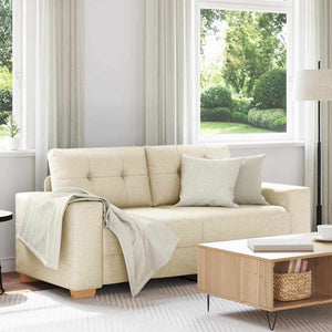 vidaXL Loveseat Sofa Linen 180x77x82 cm