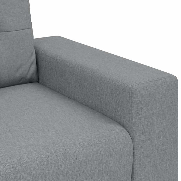 vidaXL Canapé à 3 places Gris clair 220x78x80 cm Tissu