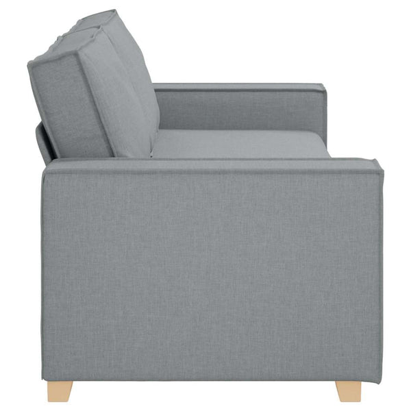 vidaXL Canapé 3 places gris foncé 220x78x80 cm Tissu