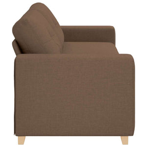 3-Sitzer Sofa Braun Stoff 180cm
