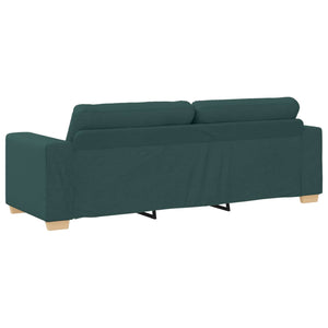 3-Sitzer Sofa Dunkelgrün Stoff 180cm