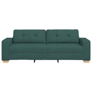 3-Sitzer Sofa Dunkelgrün Stoff 180cm