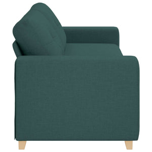 3-Sitzer Sofa Dunkelgrün Stoff 180cm