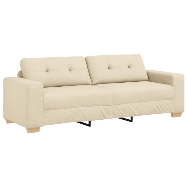 3-Sitzer Sofa Creme Stoff 180 cm
