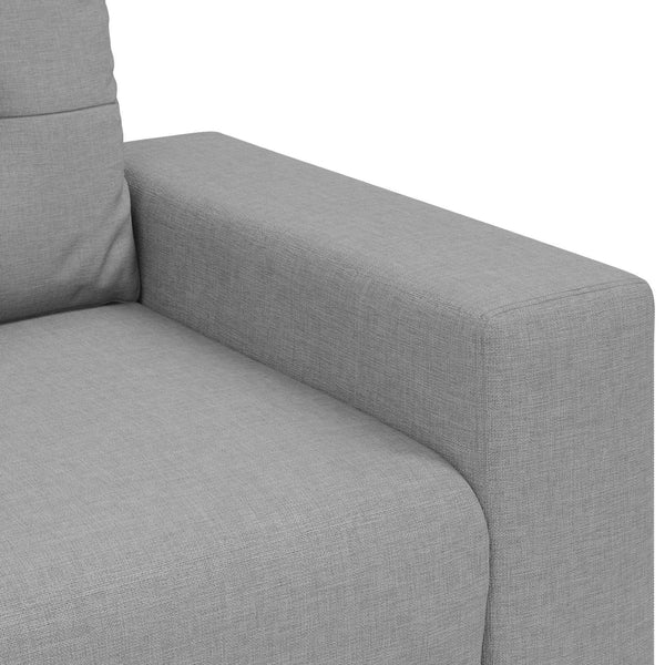 3-Sitzer Sofa Wolkengrau mit Kissen