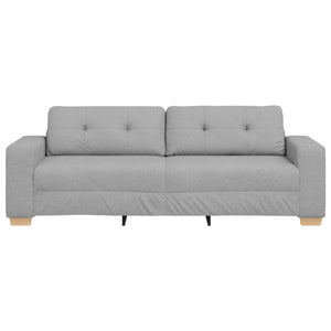 3-Sitzer Sofa Wolkengrau mit Kissen