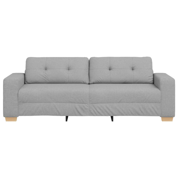 3-Sitzer Sofa Wolkengrau mit Kissen