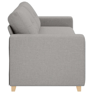 3-Sitzer Sofa Wolkengrau mit Kissen