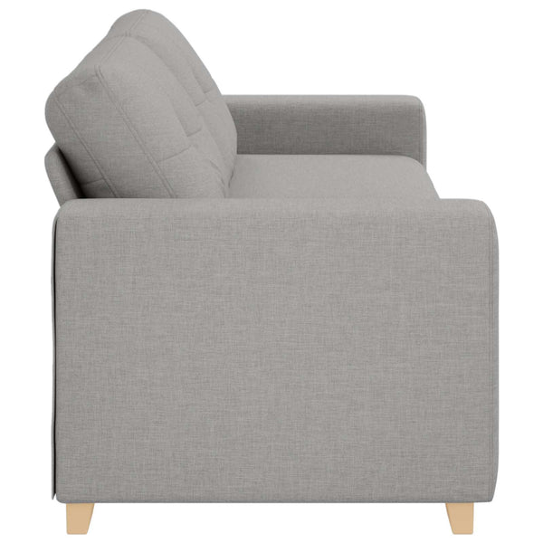 3-Sitzer Sofa Wolkengrau mit Kissen