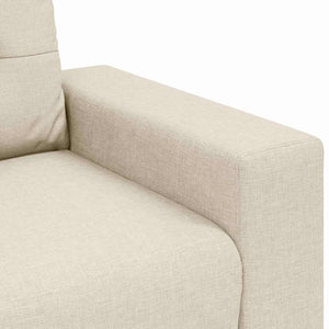 vidaXL Canapé 3 places en lin 180 cm