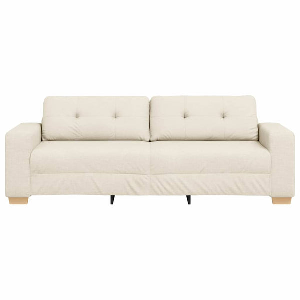 vidaXL Canapé 3 places en lin 180 cm