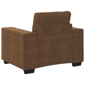 Sofa Sessel Braun Kunstleder 60 cm