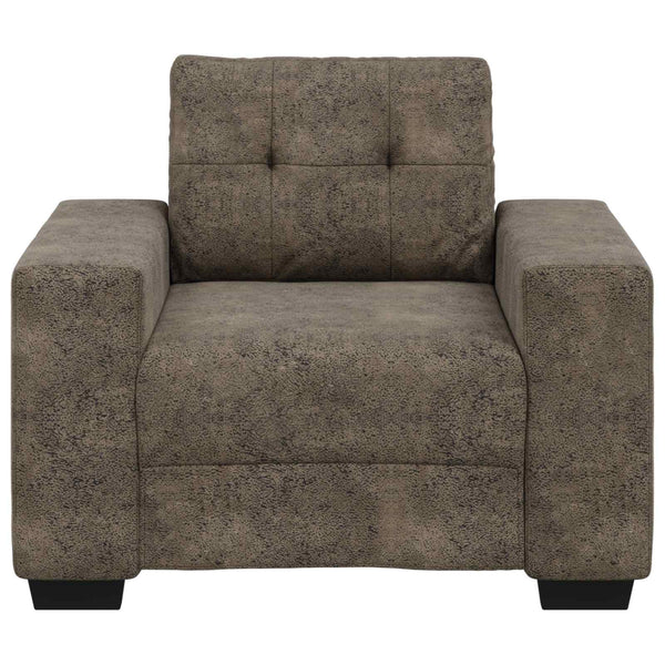 Dunkelgrauer Kunstleder Sofa Sessel 60 cm