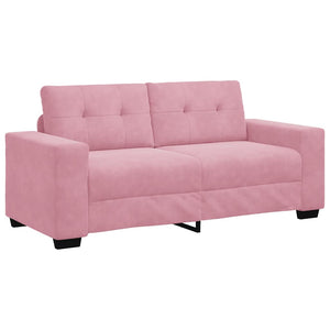 vidaXL Canapé deux places Rose 180x77x82 cm Velours