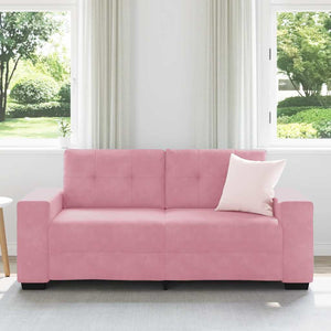 vidaXL Canapé deux places Rose 180x77x82 cm Velours