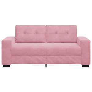 vidaXL Canapé deux places Rose 180x77x82 cm Velours