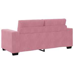 vidaXL Canapé deux places Rose 180x77x82 cm Velours