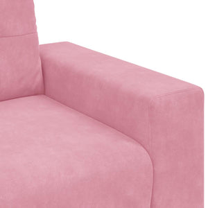 vidaXL Canapé deux places Rose 180x77x82 cm Velours