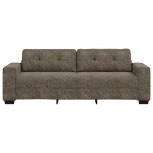3-Sitzer Sofa Dunkelgrau Kunstleder 180 cm