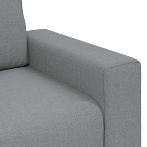 Hellgrauer Stoff Sessel 100x77x82 cm