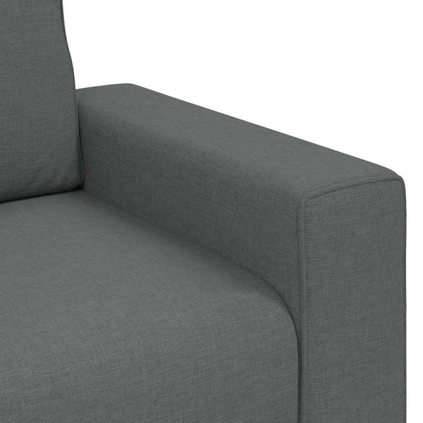 Dunkelgrauer Stoff Sessel, 100 cm