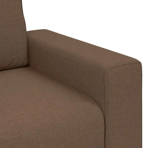 Brauner Stoff Sessel 100x77x82 cm