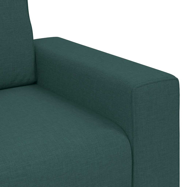 Dunkelgrüner Stoff Sessel 100 cm