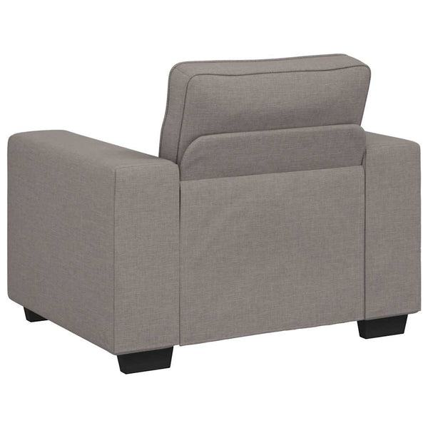 Sessel Taupe Stoff 100x77x82 cm