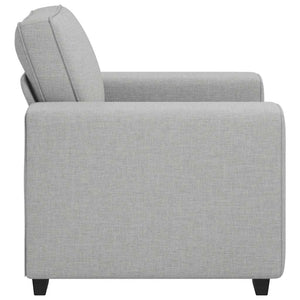 Sessel Wolkengrau Stoff 100 cm