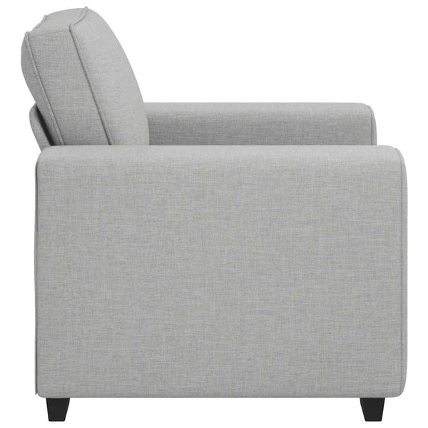 Sessel Wolkengrau Stoff 100 cm