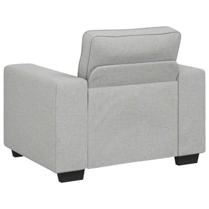 Sessel Wolkengrau Stoff 100 cm