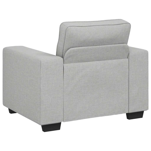 Sessel Wolkengrau Stoff 100 cm
