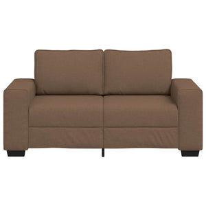 Braunes 2-Sitzer Sofa Stoff 160 cm